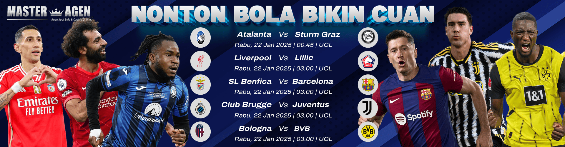 Jadwal bola minggu ini